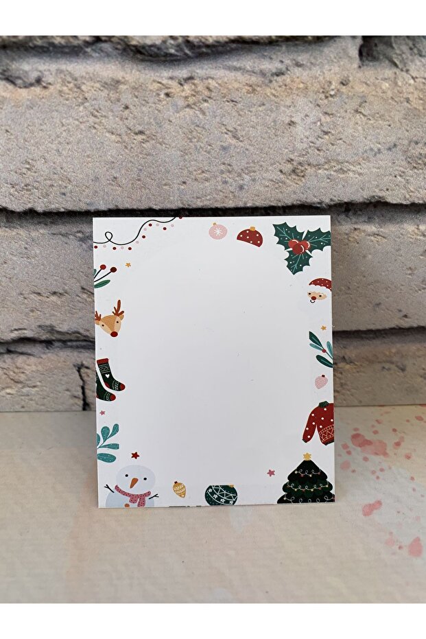 New Year-New Year Note / Thank You / Envelope Card 6.7-8.2 cm. Kokina Model-30 Pieces