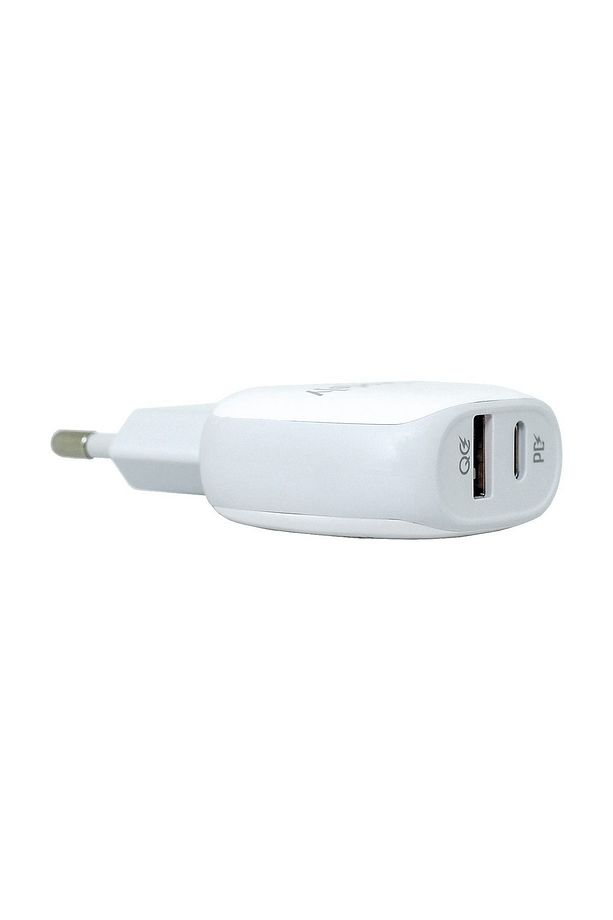 Hızlı Şarj Aleti Güç Adaptörü 20W QC/PD Type-C ve USB-A Girişli iPhone ile Uyumlu - 4