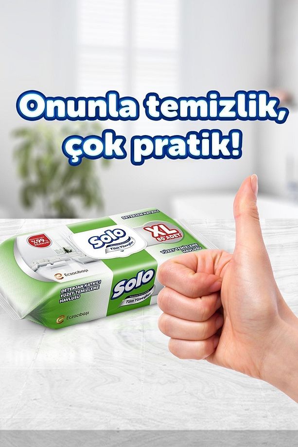 Tüm Yüzeyler Islak Temizleme Havlusu Xl 240 Yaprak - 8