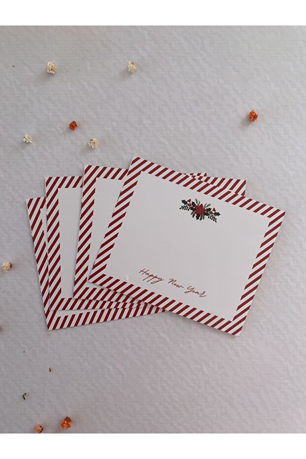 New Year-New Year Note / Thank You / Envelope Card 6.7-8.2 cm. Happy New Year-30 Pieces