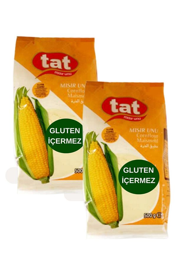 Glutensiz Mısır Un 2 x 500 g 2 li Set - 1