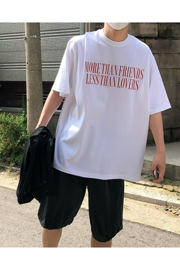 More Than Friends Printed t-shirt