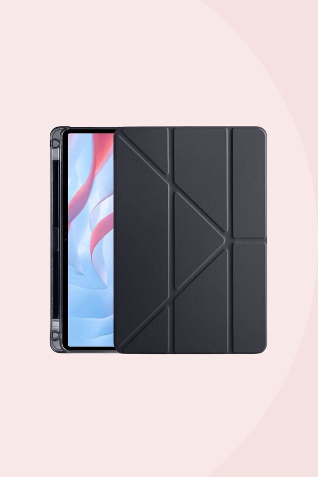 Air 11 Inch 6.Generation M2 Chip Compatible - Smart Trifolding Tablet Case with Pen Compartment A2902-A2903 - 7