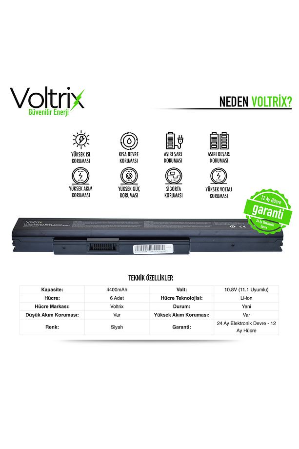 Casper Nirvana CN.DXC2450B Uyumlu Notebook Batarya - Pil - 2