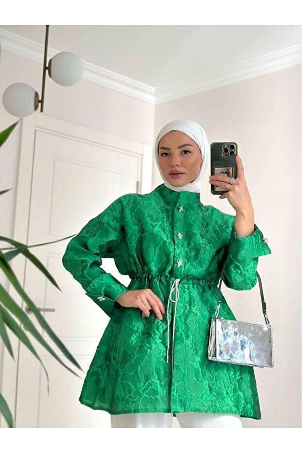 Perla Bluz Yeşil - 1