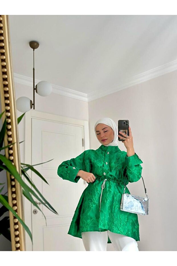 Perla Bluz Yeşil - 4