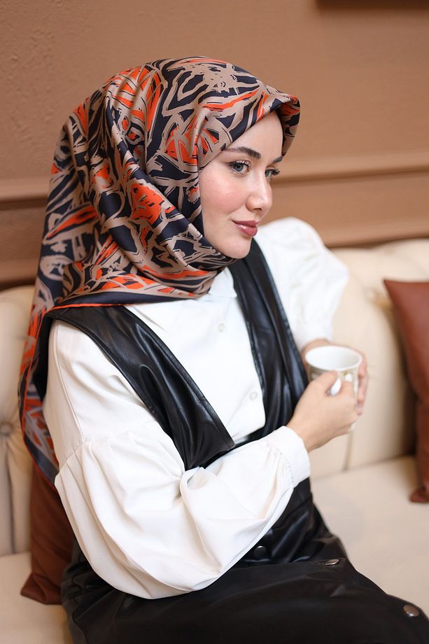 Twill İpek Eşarp 11419-42 - 3