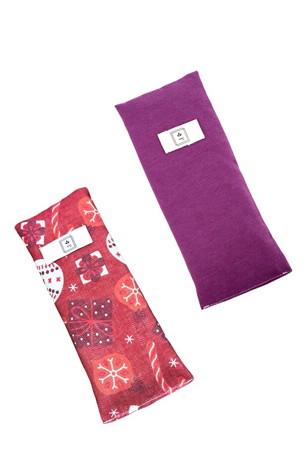 Eye Pillow Set of 2, Lavender Scented Eye Mask, OEKO-Tex Certified Fabric