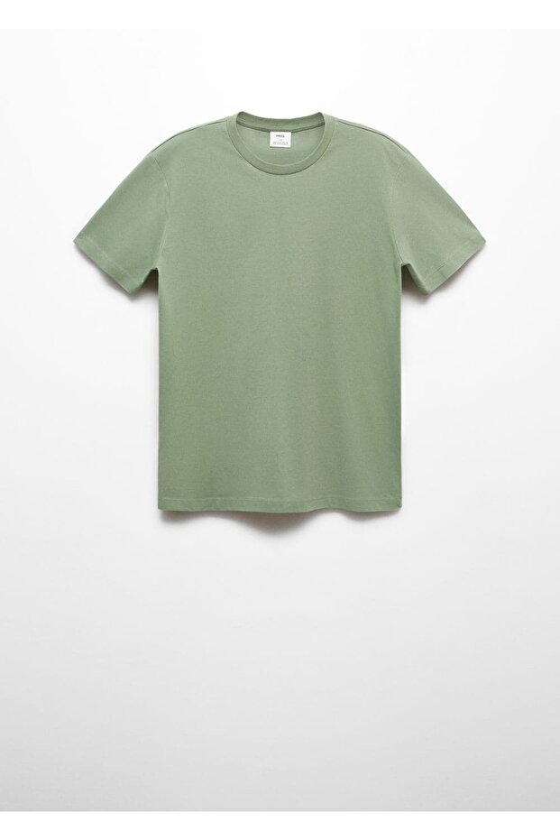 Basic Streç Pamuklu Tişört - 3