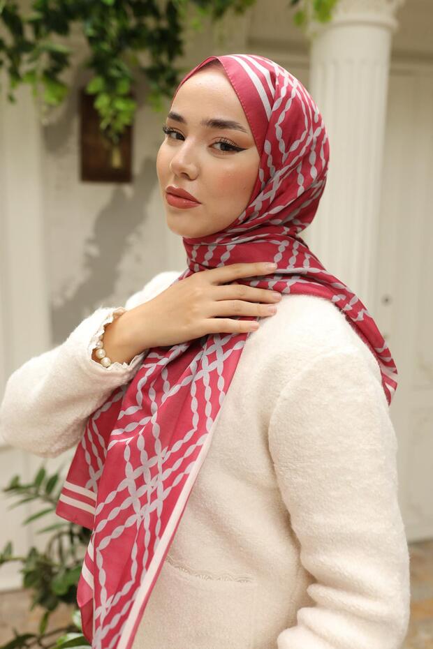 Desenli Soft Şal 70016-21 - 5