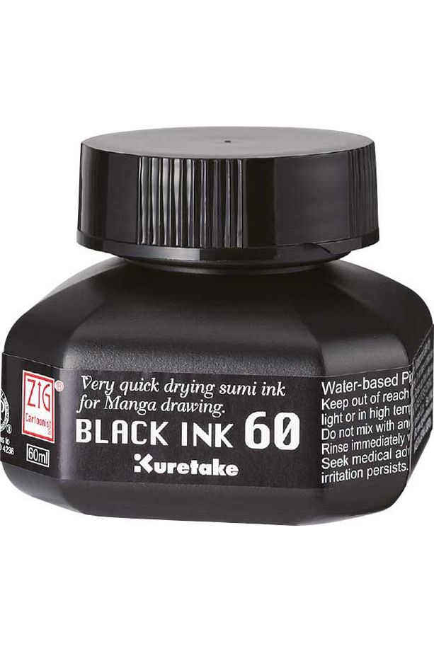 Mangaka Mürekkep Siyah 60ml Cnce-104-6 1 Adet - 2