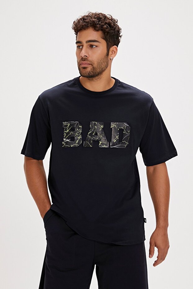 LEVIN T-SHIRT OS NAVY BLUE Men's T-shirt