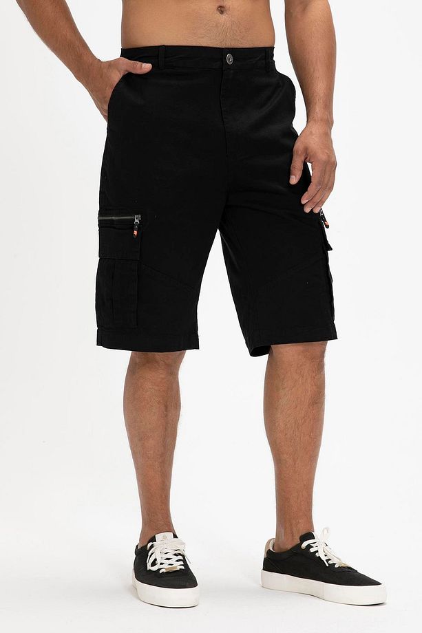 Rope Sweatshorts Siyah Erkek Şort - 2
