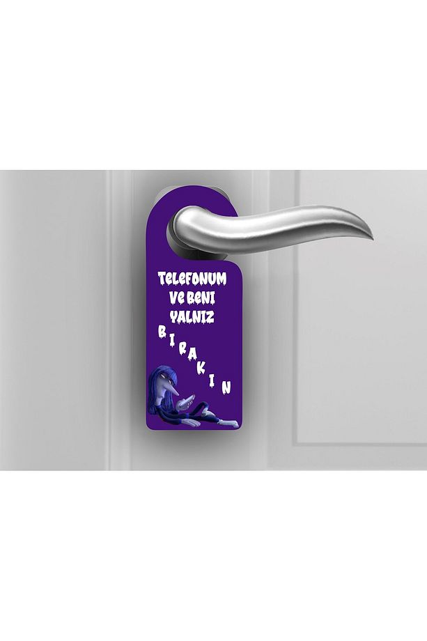 Ters Yüz "inside Out 2 4lü  Ahşap Kapı Askısı Model 2 - 3