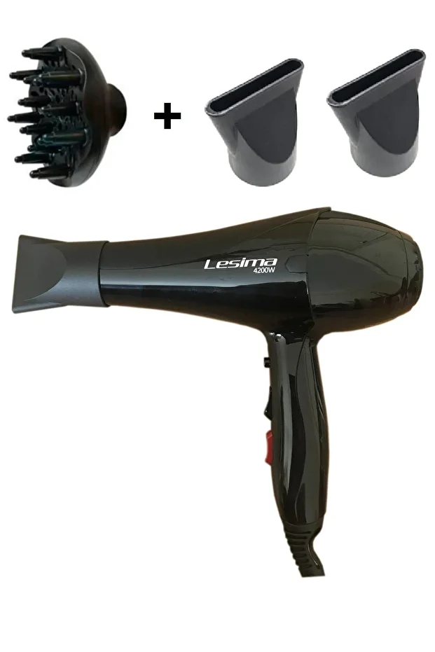 Süper Turbo Profesiyonel Fön Makinesi 4200 Watt +Başlık - 1