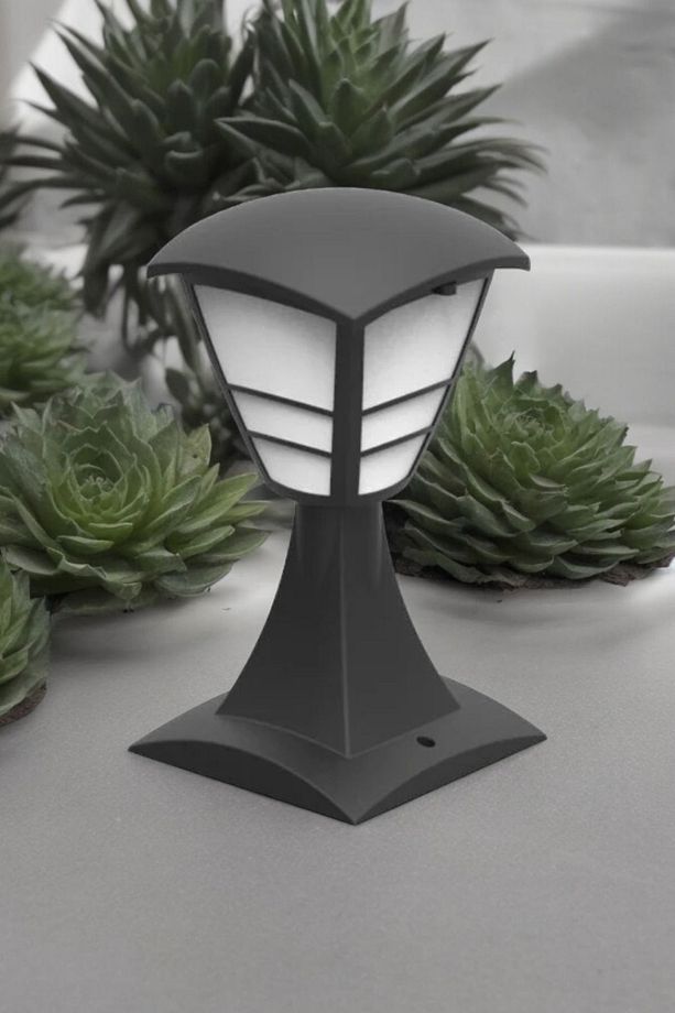 32 CM, E27 Duylu Dekoratif Set Üstü Armatür, Bahçe, Balkon, Teras, Duvar Üstü Aplik, Bahçe Apliği - 9
