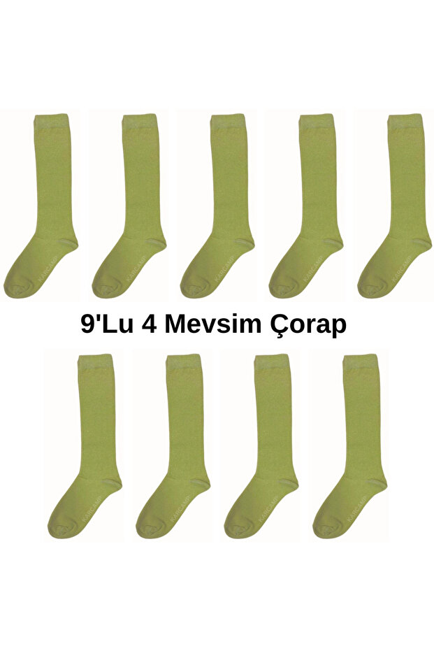 9-Pack Four Seasons Military Socks