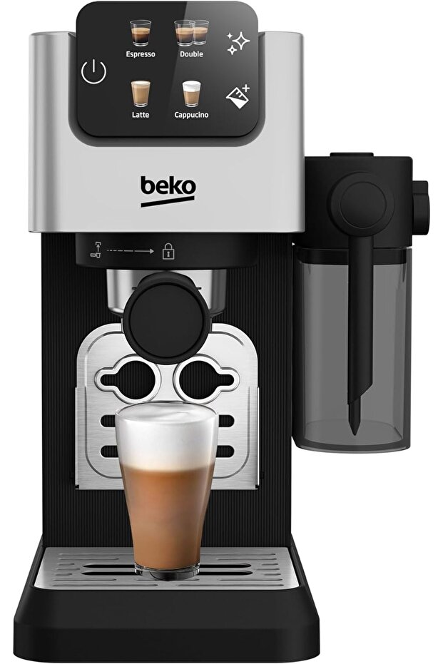 Digital ESPRESSO 1628W, 1.1L Tank, 300ml MILK Forther, 15 Bar, Ground Bean Storage - CEG5304X
