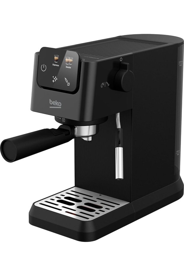 Digital ESPRESSO 1628W, 1.1L Tank, 15 BAR, 2 Coffee Outlet, MILK FROTHER, Cup Warmer- CEG5302B