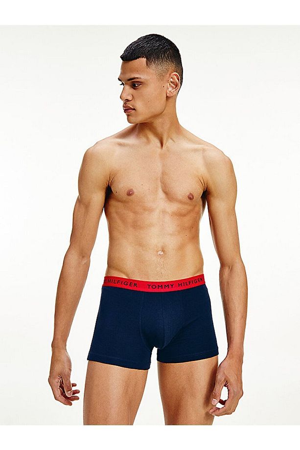 Erkek Dokuma Kumaş Normal Bel Düz Model Lacivert Boxer UM0UM02324-0SE - 2