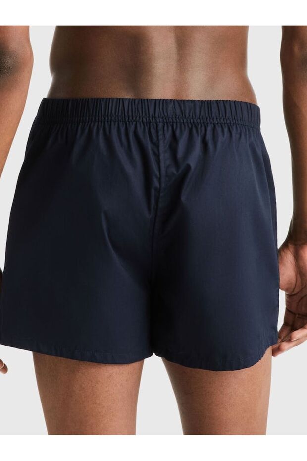 Erkek Dokuma Kumaş Normal Bel Düz Model Lacivert Boxer UM0UM02848-0XU - 3