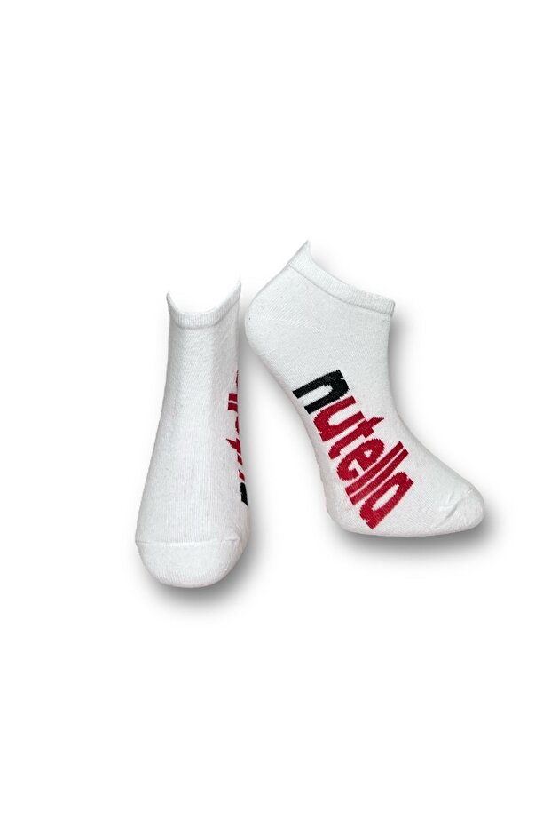 Unisex 3lü Çikolata Desenli Çoraplar - 5