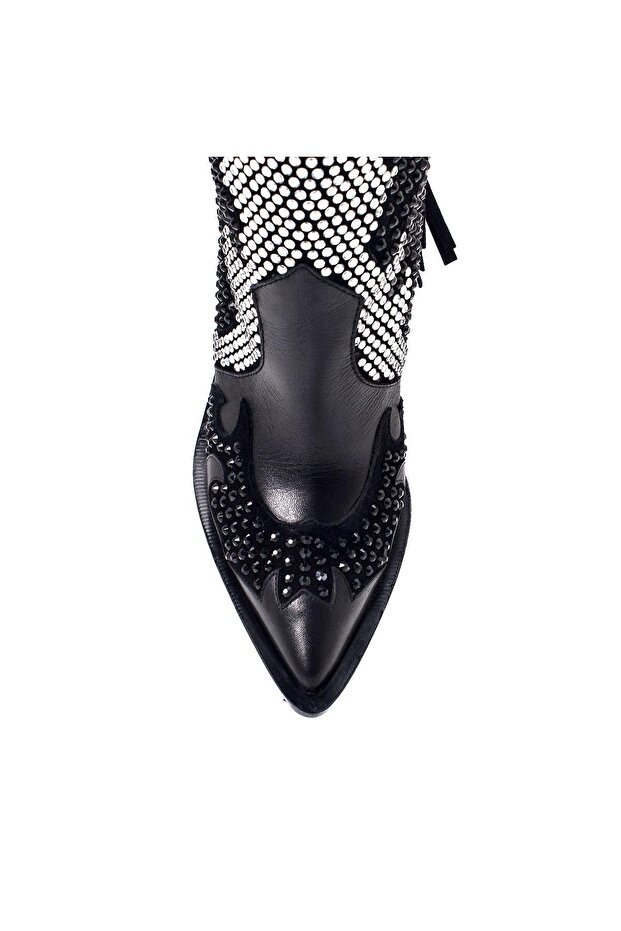 Bulture K Siyah Süet  Kadın Topuklu Bot - 3