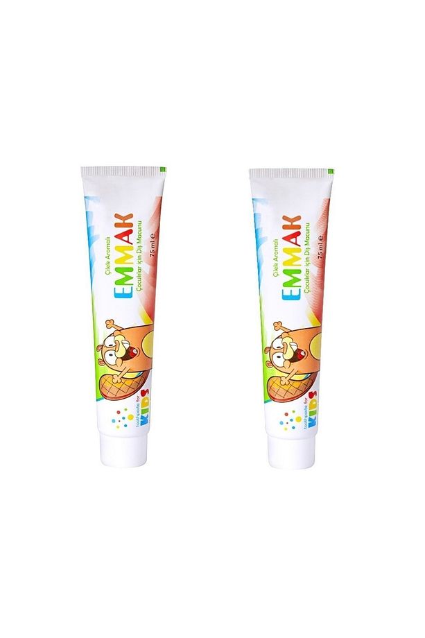 Çilek Aromalı Çocuk Diş Macunu 75ml *2 Adet - 1