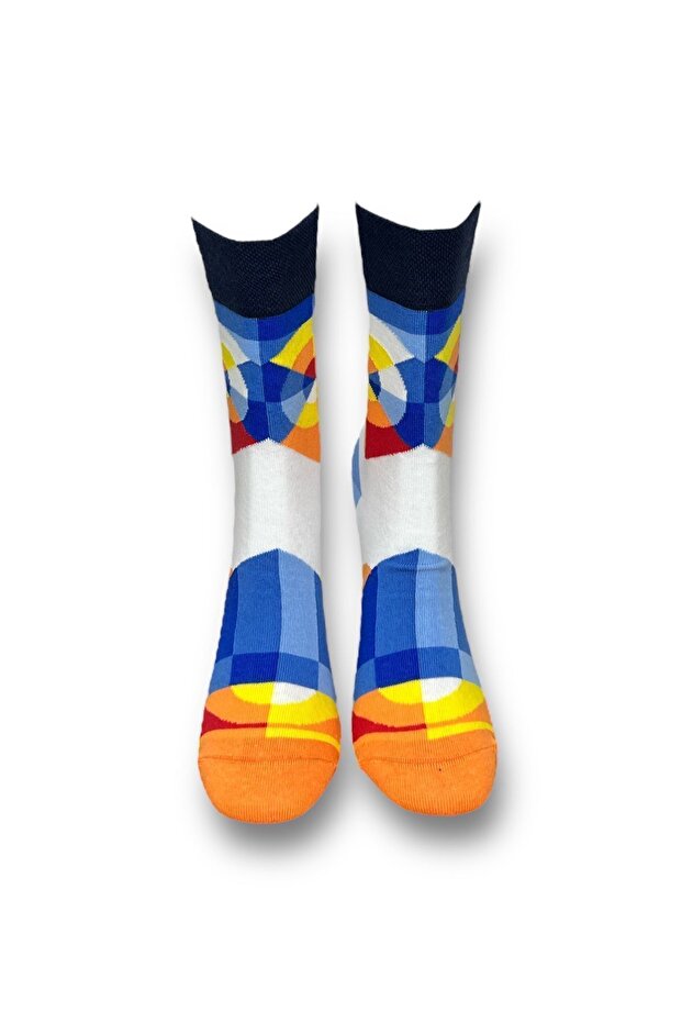 Unisex Patterned Socks Set - Pack of 2 - 7