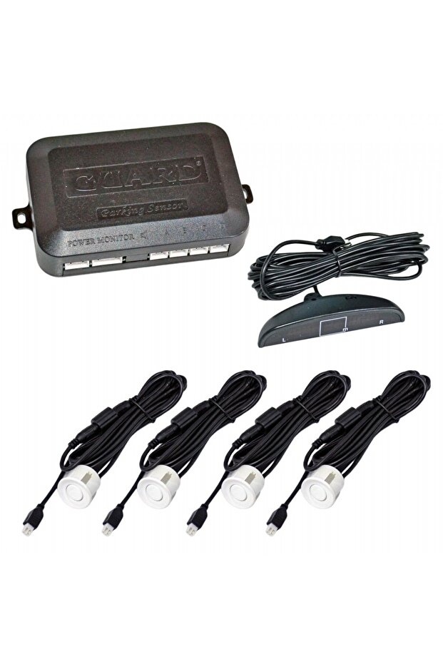 Park Sensörü Led Ekranlı Ses İkazlı Beyaz - 1