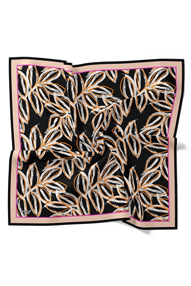 Cotton Leaf Pattern Sport Scarf