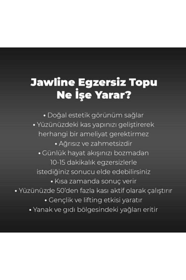 Çene Egzersiz Topu Başlangıç Seviyesi Çene Kası Egzersiz Topu - 5