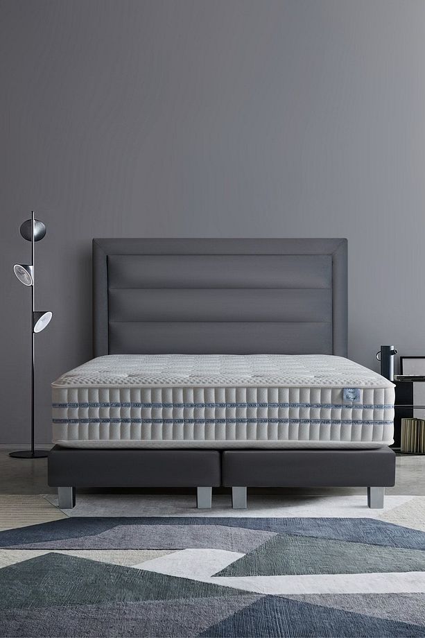 | Blue Night | Sert / Yumuşak Çift Kullanım Özellikli Ergonomik Hybrid Yatak - 1