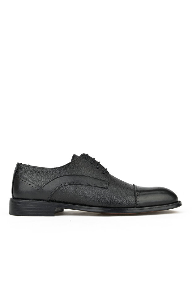 , Men's Genuine Leather Classic Shoes 14148Z801 Black