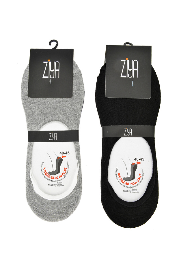 Men's Bamboo Sneakers Ballet Flats 6-Pack Socks (BLACK X3-GRAY-NAVY-WHITE) 14173z033 Multi