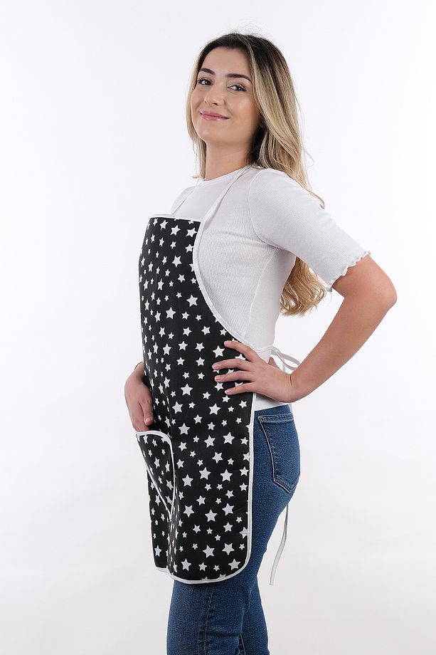 Trendy 3lü Set Su Geçirmez Mutfak Önlüğü Çeyiz Seti Isıya Dayanıklı Fırın Eldiveni Ve Tutacak Takımı - 5