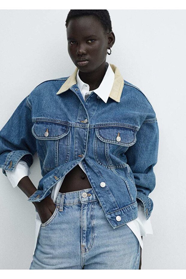 Paçaları kıvrık jean - 6