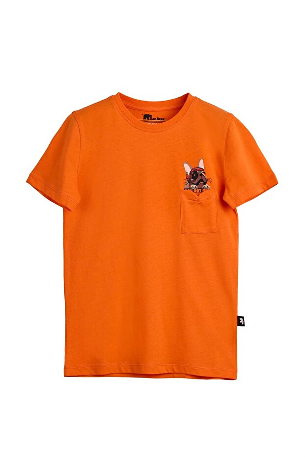 تي شيرت للأطفال بطبعة Gotcha Orange