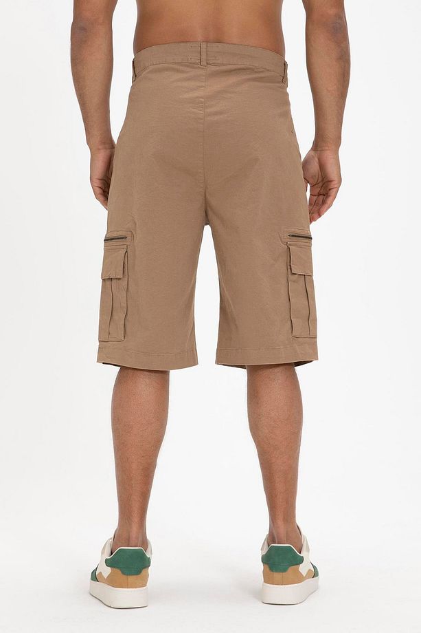 Rope Sweatshorts Camel Kahverengi Erkek Şort - 5