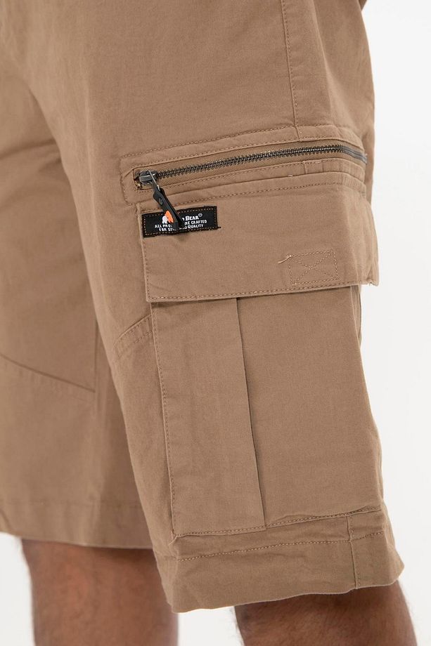 Rope Sweatshorts Camel Kahverengi Erkek Şort - 3