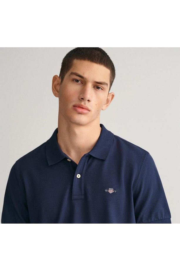 Erkek Lacivert Regular Fit Logolu Polo - 5