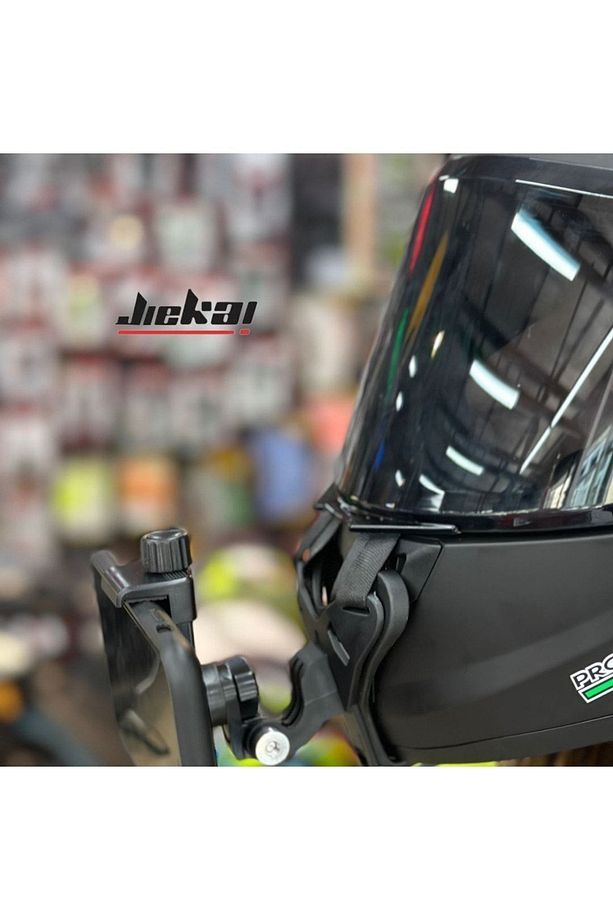 Jiekai Hk-04 Kask Telefon Aparatı Kask Çene Aparatı Kasktelefon Tutucu Vlog Çekim Aparatı - 4