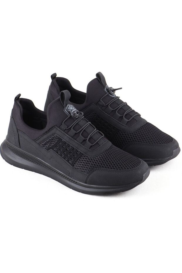 Mp 6803 Ortopedik Taban Siyah Unisex Spor Ayakkabı Hafif Eva Taban - 5