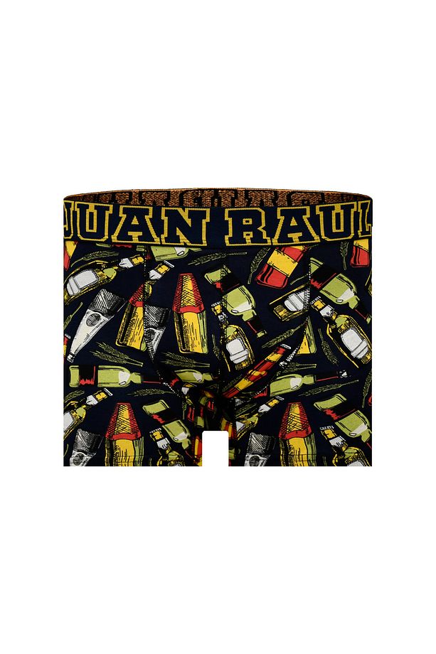 Munivy Juan Raul Kokteyl Desenli Siyah Rahat Erkek Boxer - 1