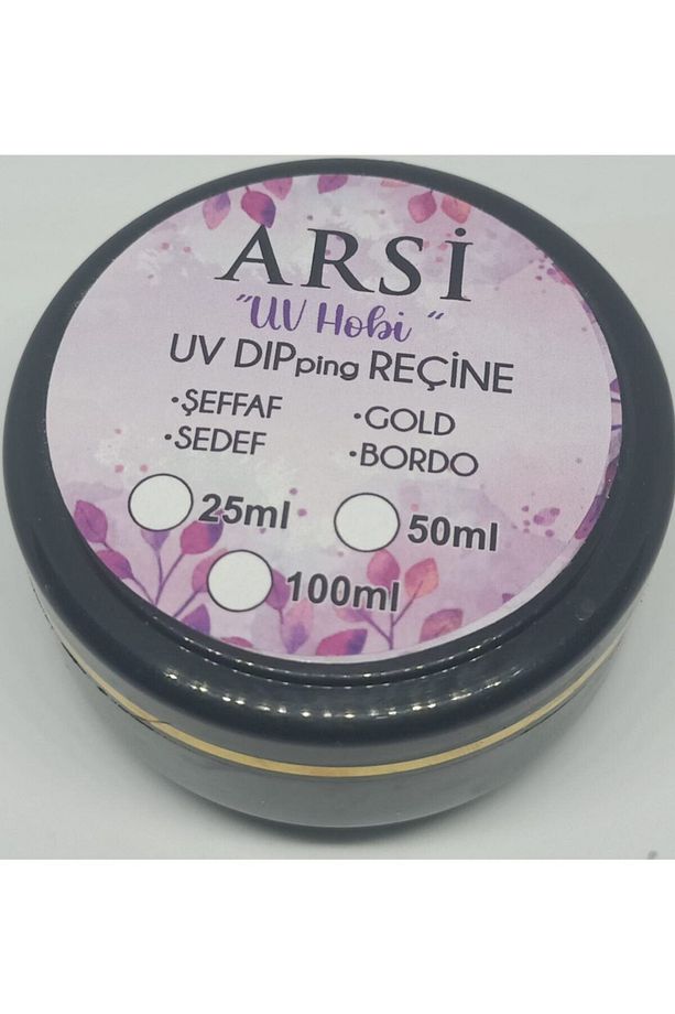 Sedef Beyaz Uv Dip Reçine 25 ml - 1