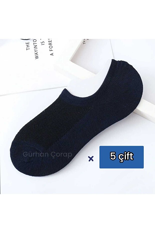 5 Pairs Unisex Invisible Sneakers Ballerina Cotton Socks