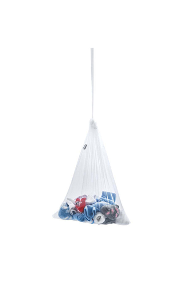 Laundry Bag for Babies, 46 x 36 cm, White, Adult