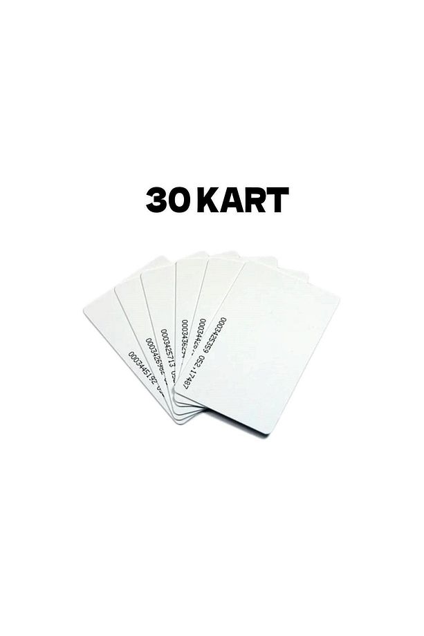 Rfıd Şifreli Kapı Kilidi -kartlı Geçiş Sistemi 30 Kart - 3