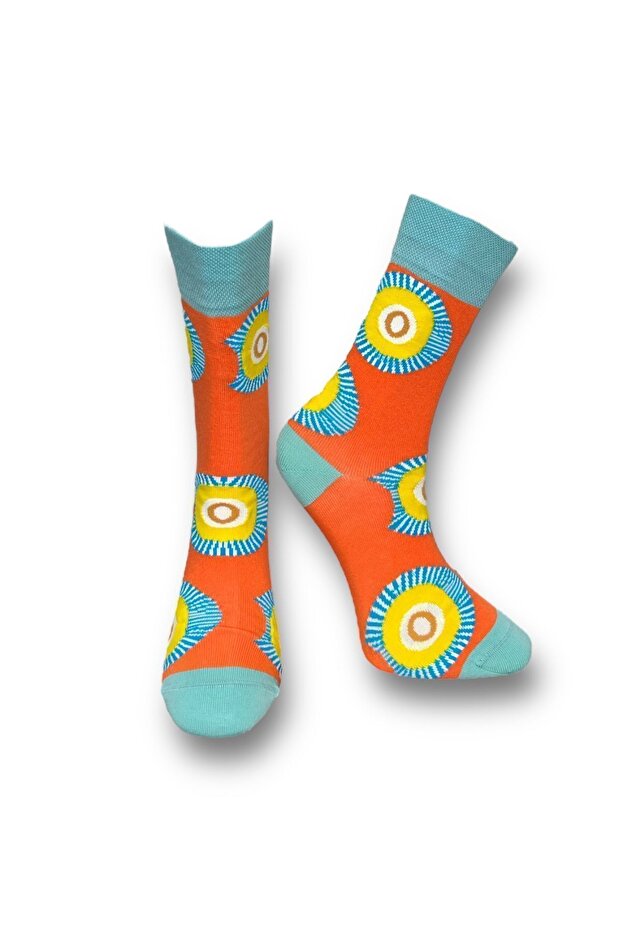 Unisex Patterned Socks Set - Pack of 2 - 3
