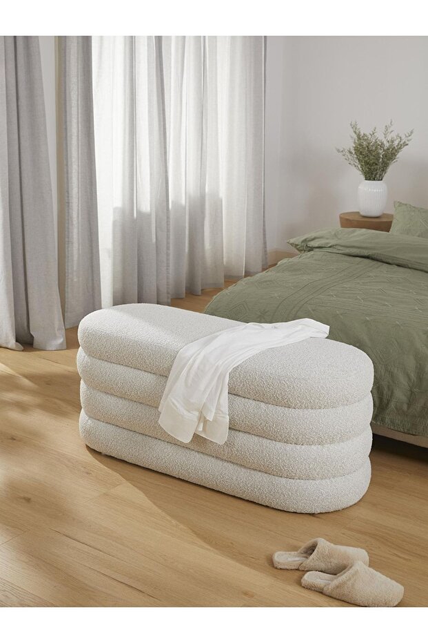 Relax Teddy Bench, Beyaz - 1